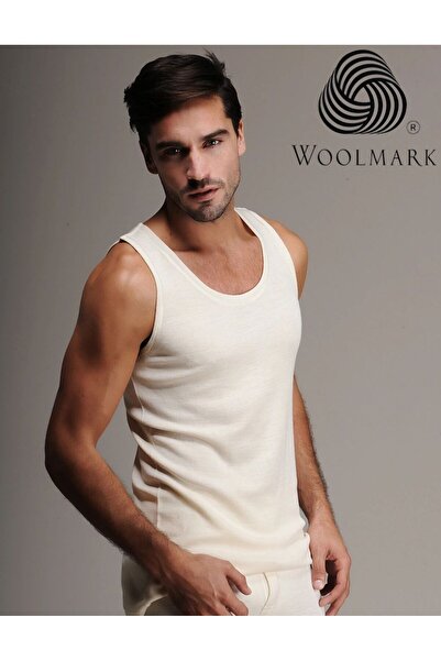 Hasyün Men'S, Cream, 100% Merino Wool Undershirt (with Thermal Socks as a Gift)