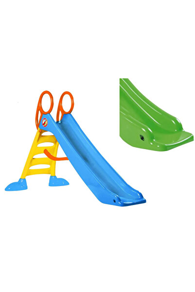 OEM Tobogan / Topogan mare pentru copii Dohany albastru / verde - Albastru