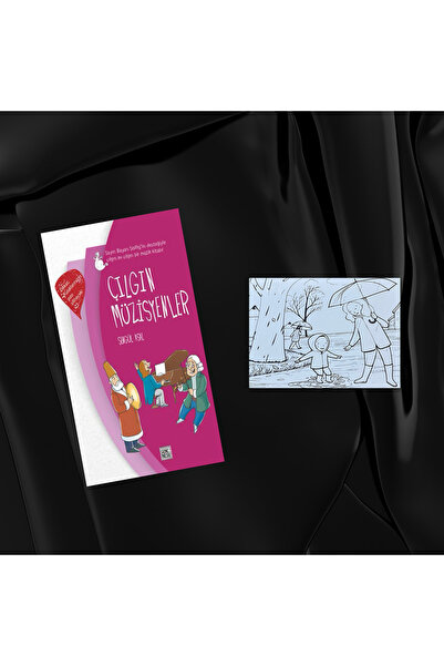 Genç Nesil ÇILGIN MÜZİSYENLER / CİLTLİ / KARTPOSTAL BOYAMA HEDİYE