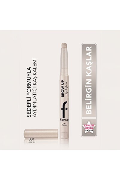 Flormar Brow Up Highlighter Kaş Altı Aydınlatıcı Asansörlü Kalem Stick Diamon...