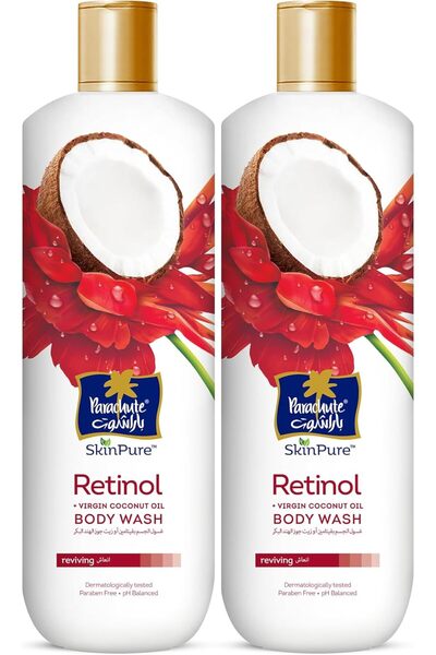 Parachute SKIN PURE BODY WASH RETINOL 400ML TWIN PACK
