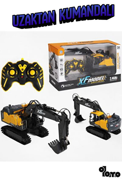 Olomo Şarjlı Uzaktan Kumandalı Kepçe – Full Fonksiyonel Ekskavatör