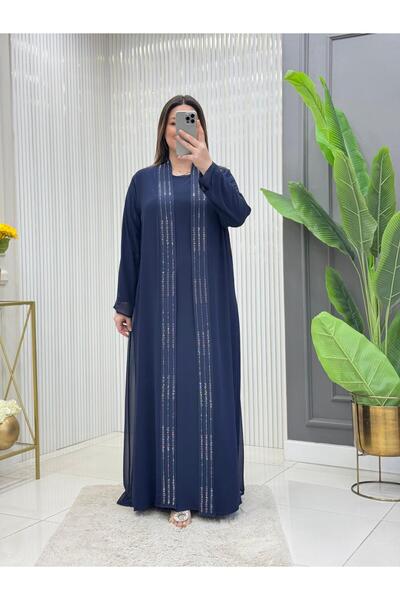 Modam Bella Set rochie cu dungi cu săgeți, mărime mare
