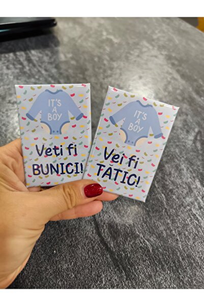 MemoryMag The stork is coming! - personalized magnet