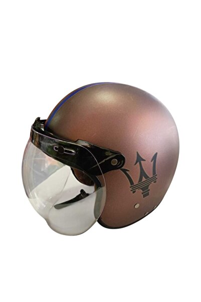 CanEbike RETRO AÇIK MOTOSİKLET KASKI