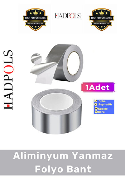 HadPols #FolyoBant Suya Isıya Dayanıklı Soba Boru Tamiri 44mm 20mt Yanmaz Güç...