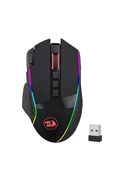 REDRAGON Enlightment Pro wireless and wired gaming mouse black RGB lighting