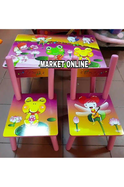 OEM Set masuta masa MDF cu 2 scaune pentru copii