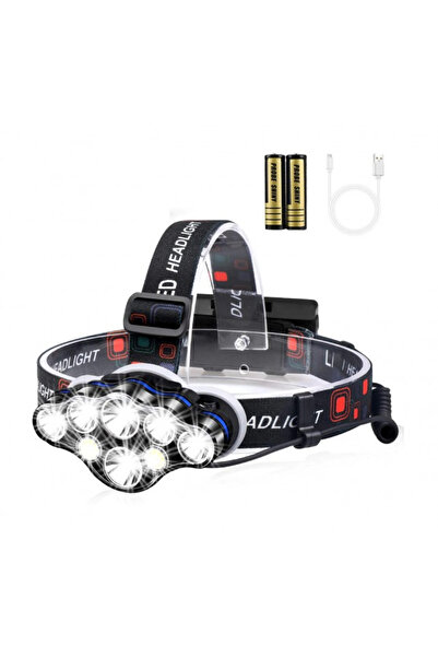 OEM Lanterna de cap cu 8 LED-uri, rezistenta la umezeala