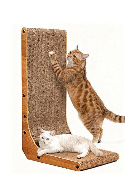 Yoawllty Cat Scratcher, Cat Scratch Pad Wall Mounted, Cat Scratcher with Ball...
