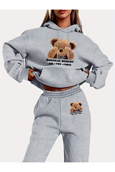 ship master Unisex Hooded Tracksuit Set 100% Cotton Alphabet Printed Hoodie a...