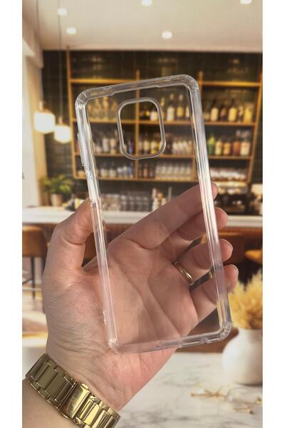 Vip Case Redmi Note 9 Pro Uyumlu Şeffaf Darbe Emici Kamera Korumalı Clear Kılıf