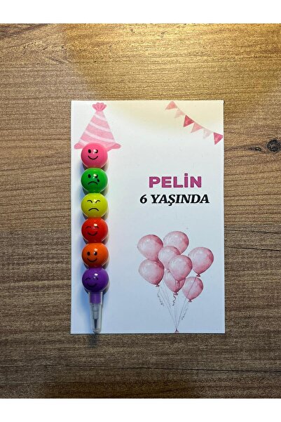 YİPACO tasarım Kişiye Özel Doğum Günü Kartlı Ve Yumurtlayan Kursun Kalem hedi...