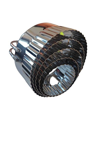 Lumea Set decupatoare Rotunde Ondulate cu maner, 5 buc. -