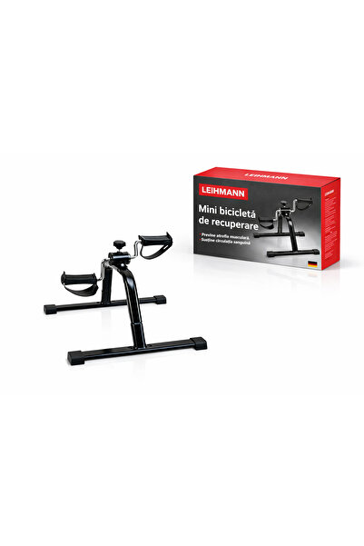 LEIHMANN Mini bicicleta de recuperare neagra