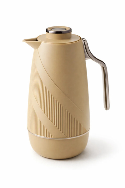 Urbanza Modern Insulated Serving Flask with Textured Body and Ergonomic Handl...