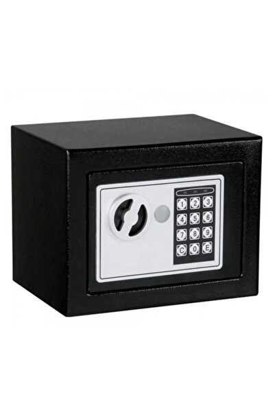 OEM Metal safe with digital lock and key 17 x 23 x 17 cm Black