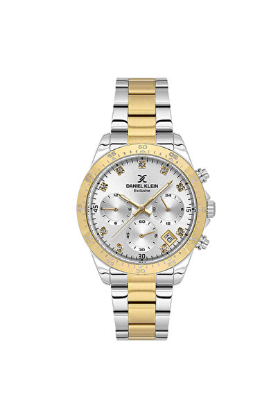 Daniel Klein Dk.1.13730-3 Exclusive Functions Active Metallic Color Women's W...