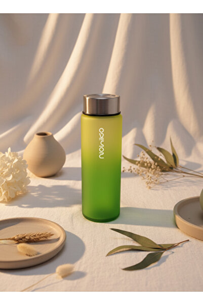 Nohiko Cam Matara 550 mL – Su Matarası | Sızdırmaz & BPA Free | Premium Kapak