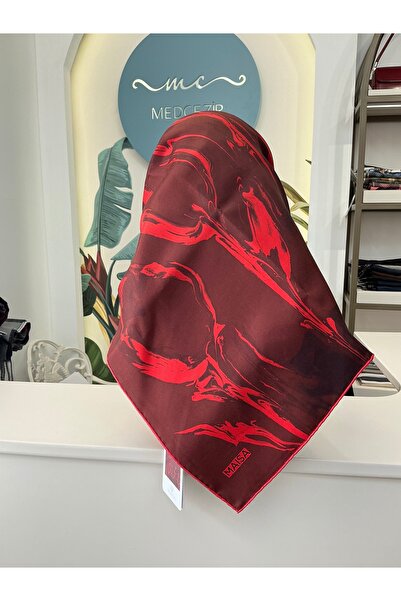 Maisa Eva Tivil Silk Scarf 90*90 cm - Red