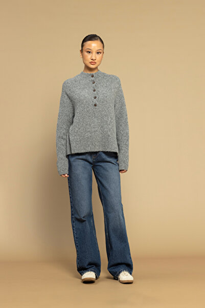 Nisan BUTTONED KNITWEAR SWEATER
