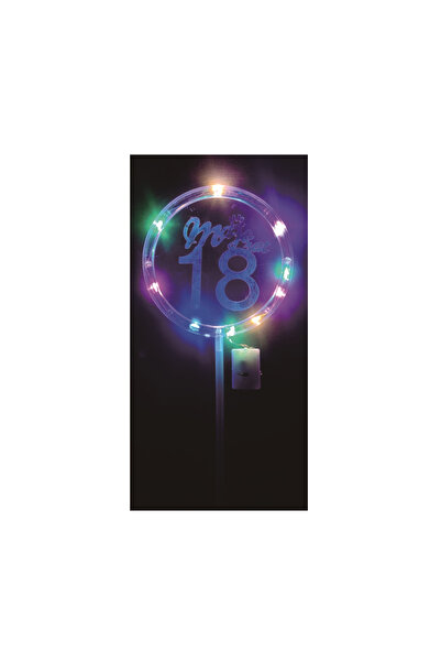 Mirific Party Decorațiune LED, 18 ani, ziua de naștere