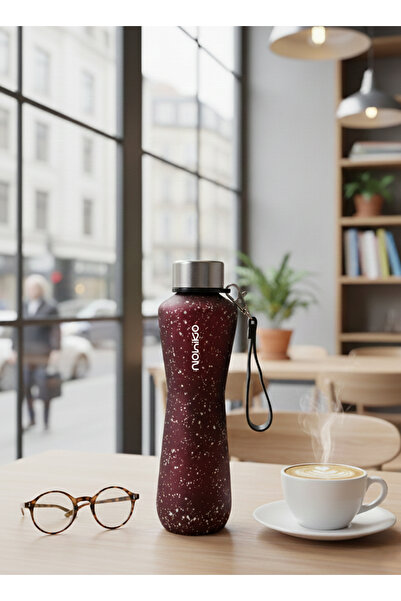 Nohiko 750 ml Glass Water Bottle – Premium Lid Glass Flask |   Leak-Proof & B...