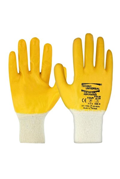 Universal İŞ ELDİVENİ EXTRA TECHNO NİTRİL SARI