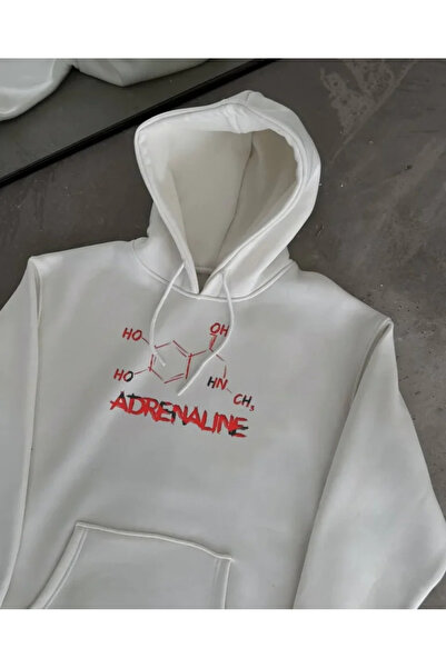 Kanonik Education Winter Long Sleeve Hooded Sweatshirt - White