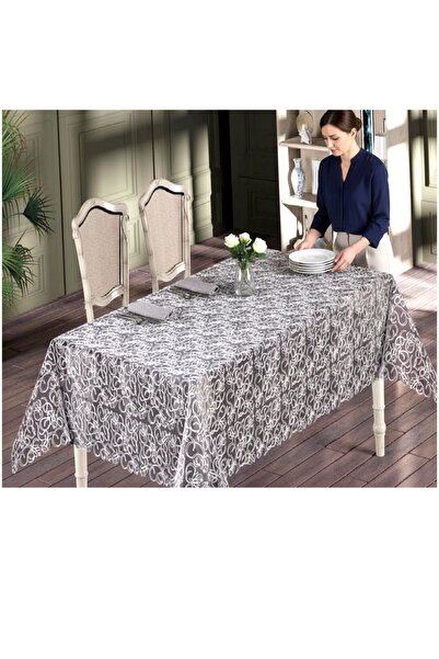 LACASA HOME LINEN مفرش طاولة فاخر وأنيق من LACASA HOME LINEN-FLORA مصنوع بالك...