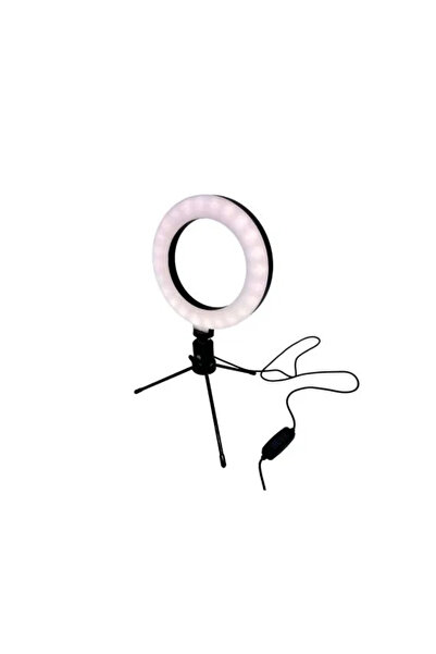 OEM Circular Ring Light Lamp for Desk 16cm Tripod Remote Control Wire