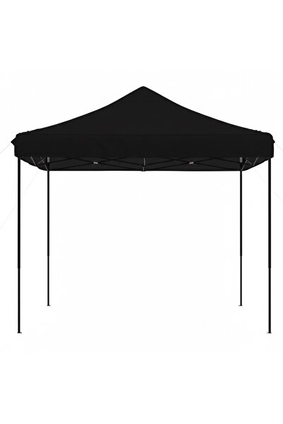 CORT , Pavilion pliabil, 3x3metri, structura metalica, impermeabil, Negru