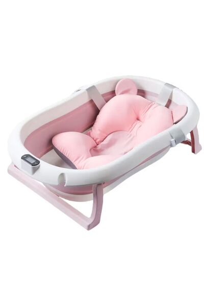 OEM Foldable baby bathtub – comfort, safety and space saving - Pink