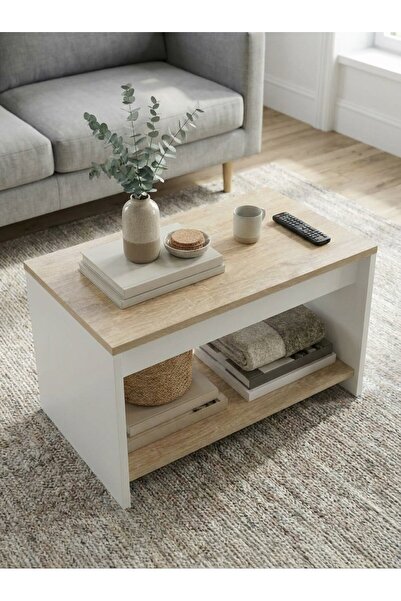 Pratico Mensa Çift Katlı Çok Amaçlı Orta Sehpa Sonomo