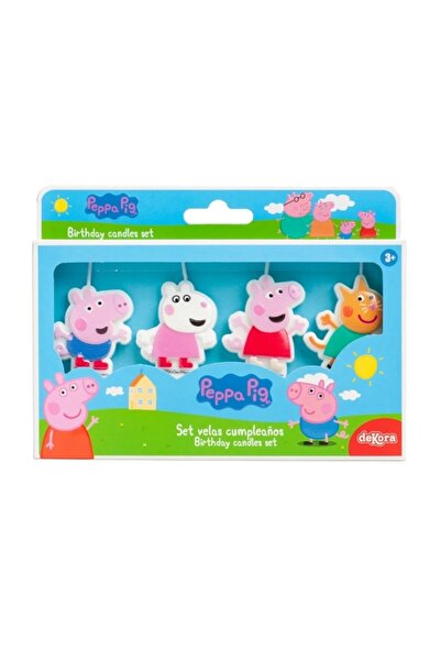 Dekora Set Lumanari Peppa Pig 4 buc. -
