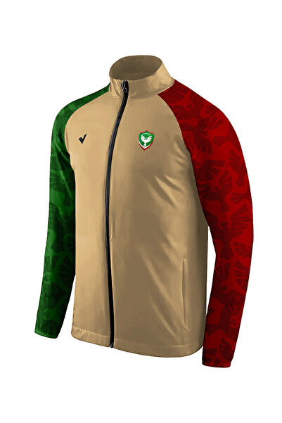 Amedstore AMEDSPOR KOLLARI YEŞİL KIRMIZI EŞOFMAN ÜSTÜ