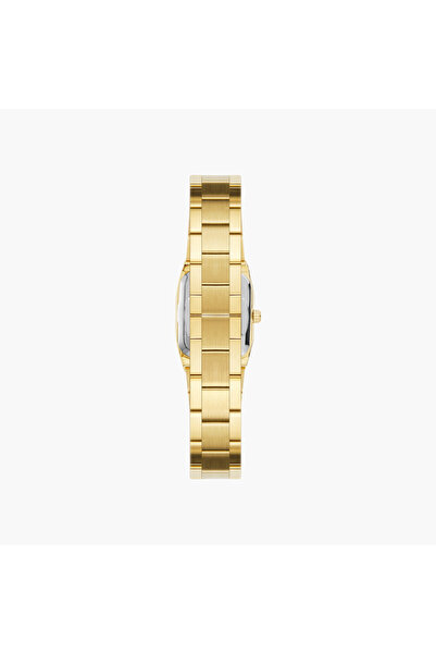 Omax Gold Tone Stainless Steel Watch