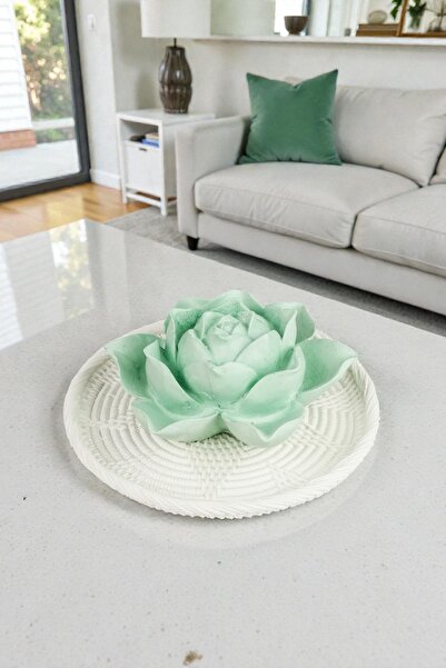 LALEZEN HOME ESANS HEDİYELİ STANTLI DEV LOTUS ÇİÇEĞİ