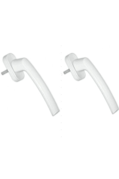 Günalp Pvc Aksesuar مقبض باب من الألومنيوم للنوافذ البلاستيكية، أبيض اللون، ب...