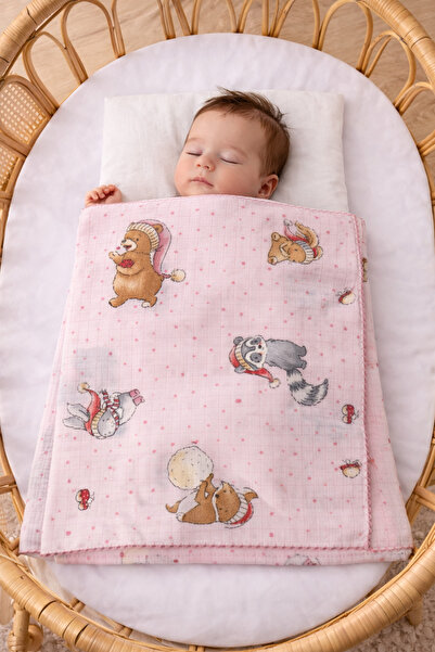 Rain Baby Baby Muslin Blanket 80X90