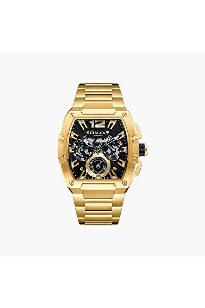 Omax Gold Tone Chronograph Men's Watch