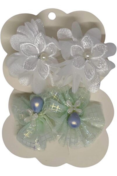 MINII MODZ Organza Flower Hair Scrunchies Elegant Hair Accessories for Girls,...