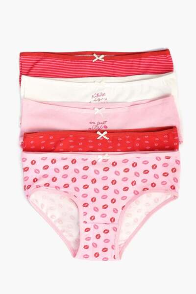 CARINA Pack of 5 colorful briefs