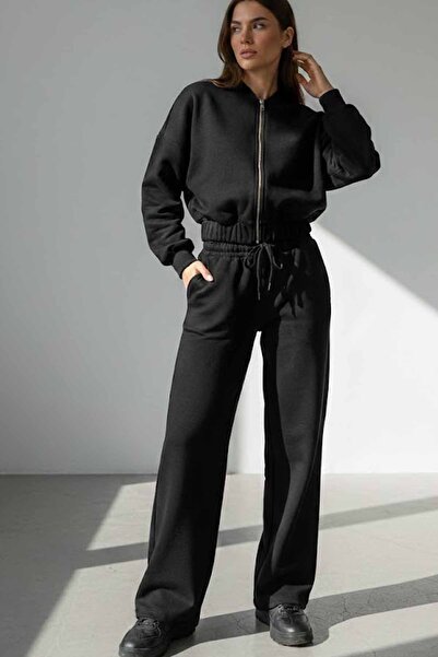 vynor atelier Women's Tracksuit Set Relaxed Fit Two Piece Set