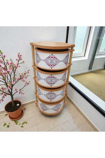 ARBOR EV AHŞAP 4 KATLI SEBZELİK