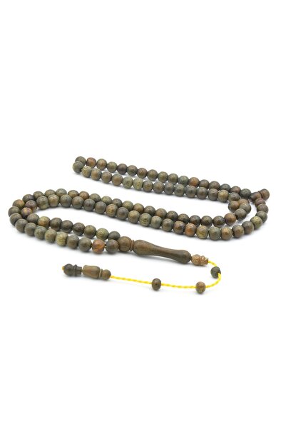 Murty99 Systained Sphere Cut 99 Luster Green Rosewood Rosary 6 mm