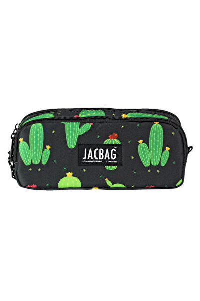 Jacbag Etui triplu pentru creioane cu trei compartimente