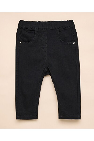 R&B بنطال جينز ضيق بخصر مطاطي