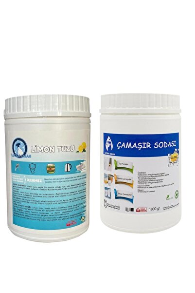 ARI Lucida Clean Optik Etkili Çamaşır Sodası 1 Kg.+ Limon Tuzu 1 Kg. Avantaj ...
