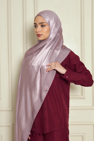 Gigiscarfs Veine Premium Viscose Shawl – Natural Cracked Texture, Shimmering, Flowy, Stylish and Elegant Posture – Dusty Rose -